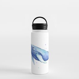 Humpback Whale Watercolor Water Bottle