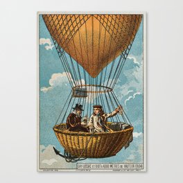 Hot Air Balloon - Early Flight III Canvas Print