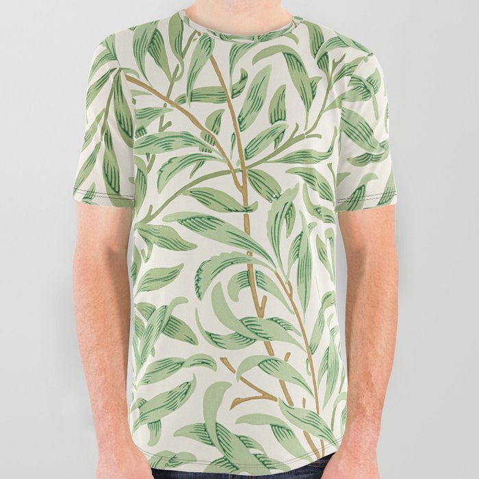 William Morris's (1834-1896) Willow bough famous pattern All Over Graphic Tee