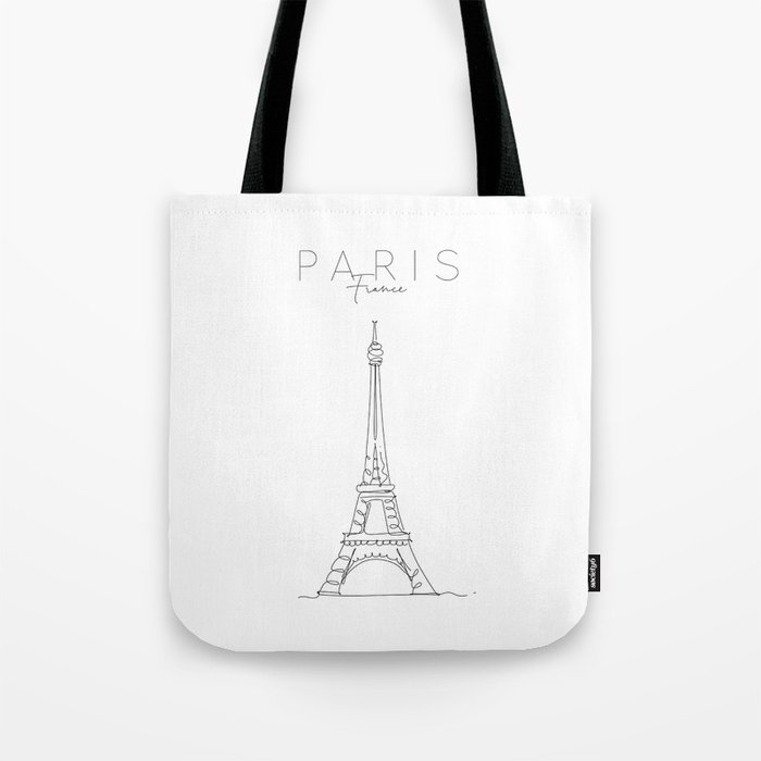 Paris Eiffel Tower Tote Bag