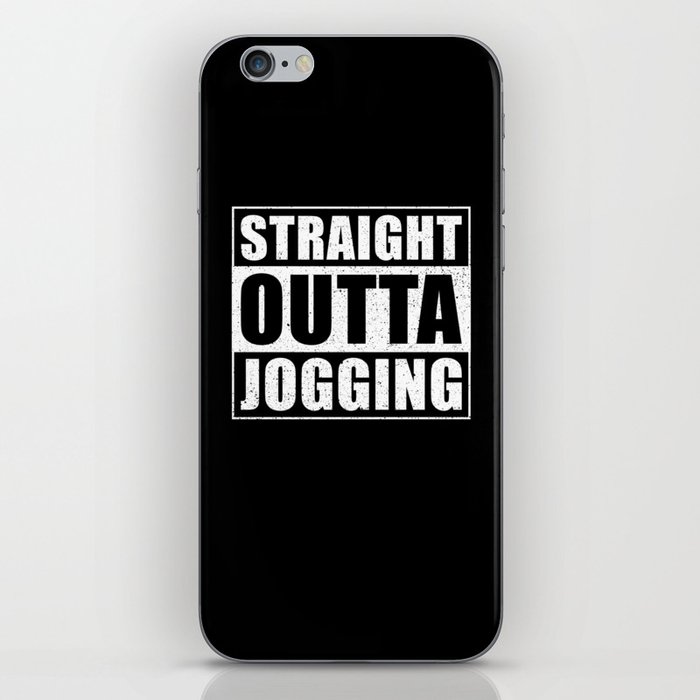Jogger Saying Jogging Gift Jogging iPhone Skin