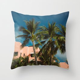 The Pink Hotel Throw Pillow