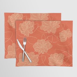 lucky red flowers Placemat