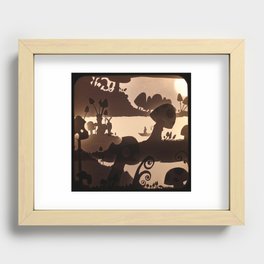 Lady of the lake Recessed Framed Print