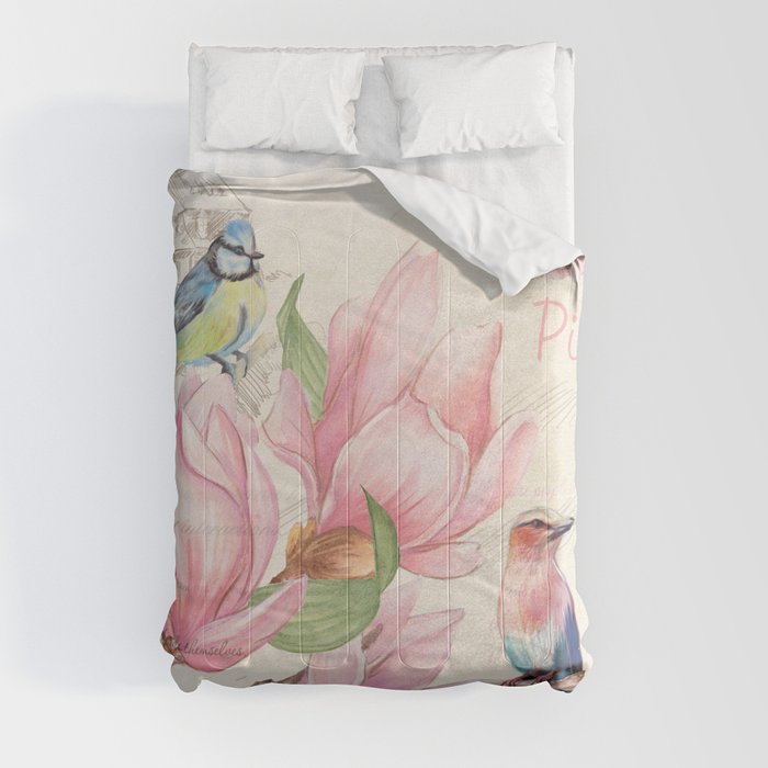 Macro flower #10 Comforter