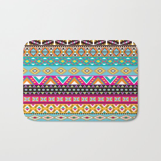 Aztec pattern Bath Mat
