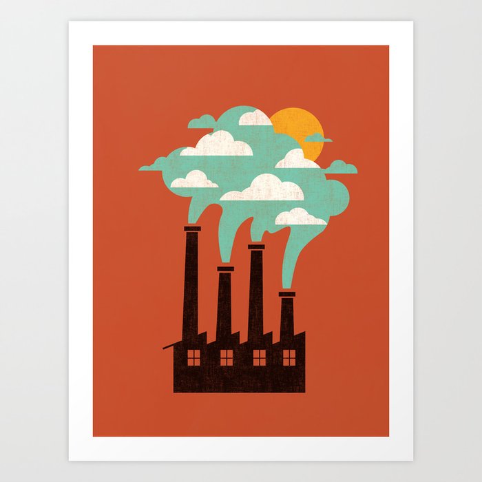 The Cloud Factory Art Print