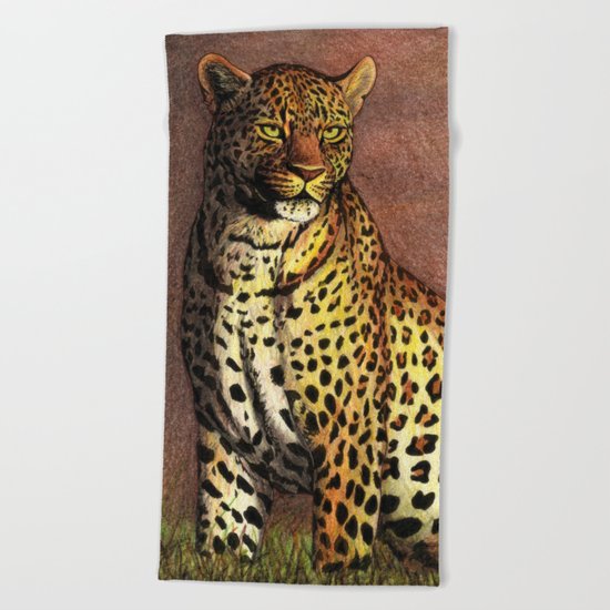Panther Beach Towel