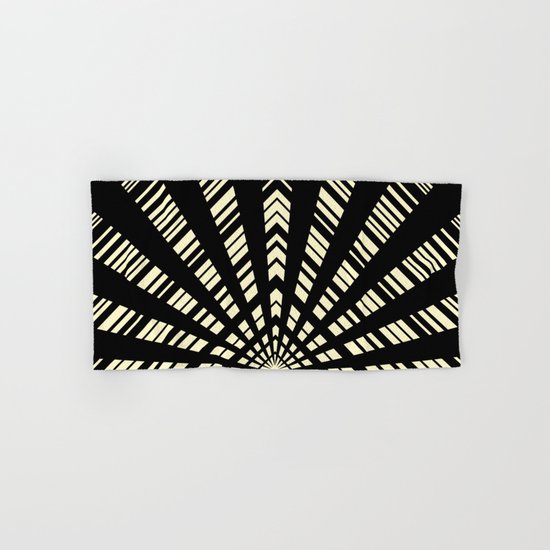 Fancy | Cream & Black Hand & Bath Towel