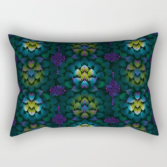 Variations on A Feather IV - Stars Aligned (Primeval Edition) Rectangular Pillow