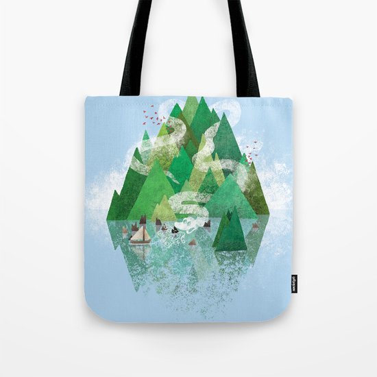 Mysterious Island Tote Bag