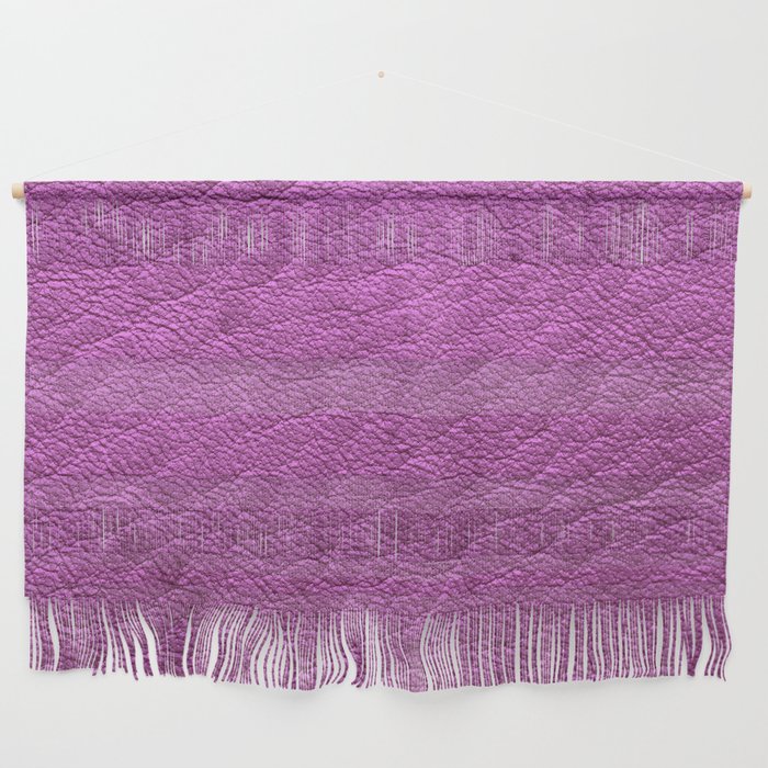 Modern Elegant Purple Leather Collection Wall Hanging