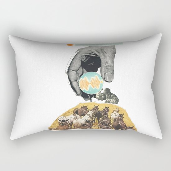 Listen Rectangular Pillow