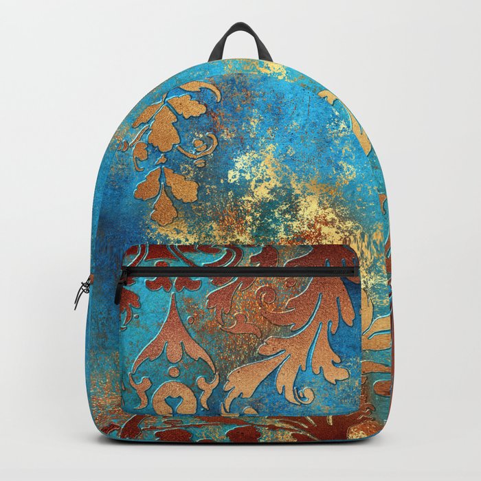 Ornament Rust Texture 02 Backpack