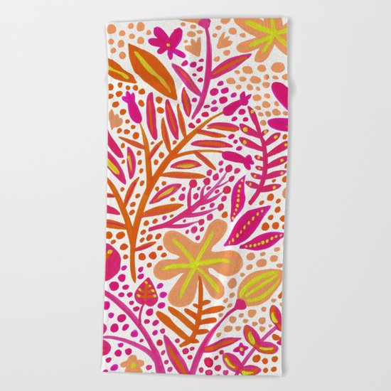 Garden – Citrus Palette Beach Towel