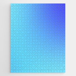 15 Blue Gradient 220506 Aura Ombre Valourine Digital Minimalist Art Jigsaw Puzzle