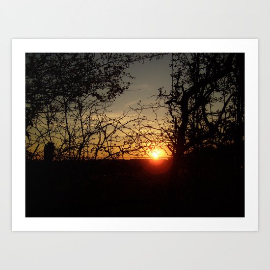 Winter Walk Art Print
