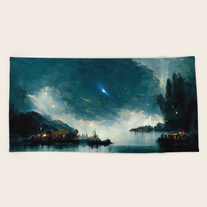 Starry Nights Beach Towel