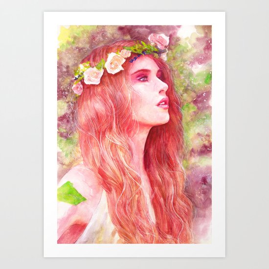 Flowering Art Print