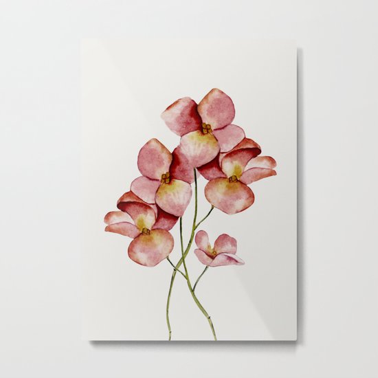 Soft Flowers Metal Print