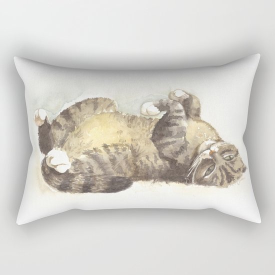 Tabby cat Rectangular Pillow