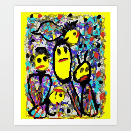 Spotlights Art Print