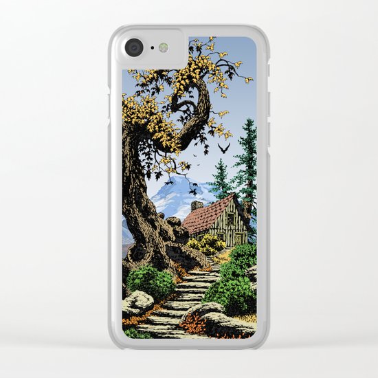 BLUE RIDGE OAK AND KOMA KULSHAN Clear iPhone Case
