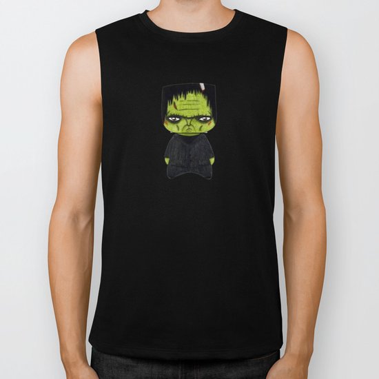 A Boy - Frankenstein's monster Biker Tank