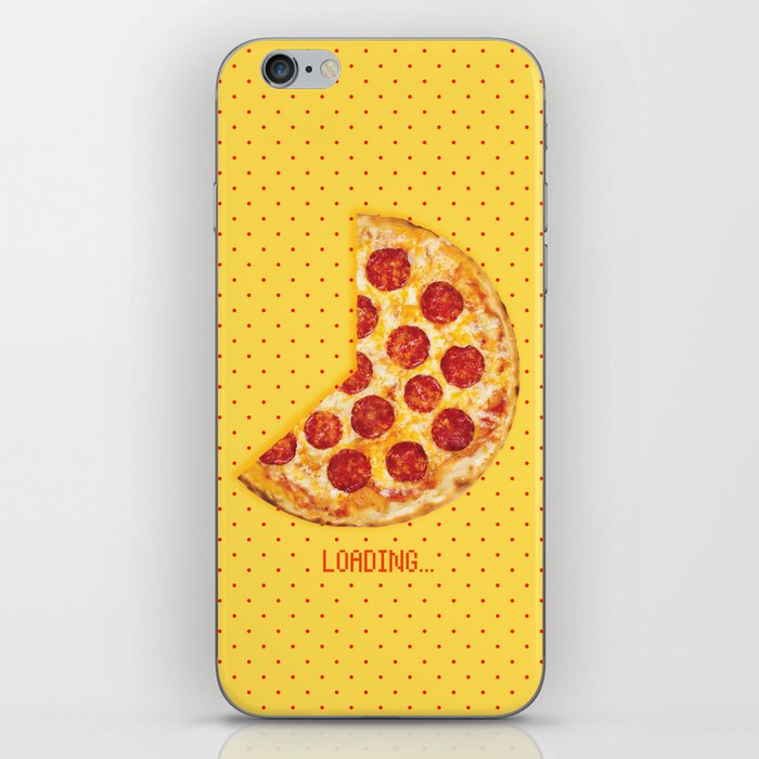 Pizza Loading iPhone Skin