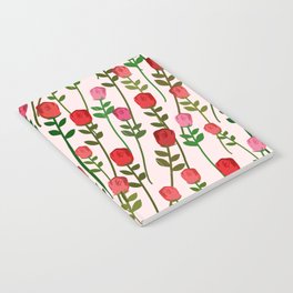 Pink and Red Roses Notebook