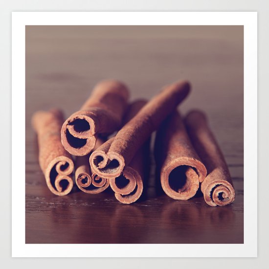 Cinnamon Sticks Art Print