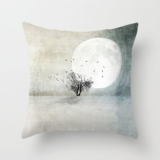 Only the Moon Knows Throw Pillow