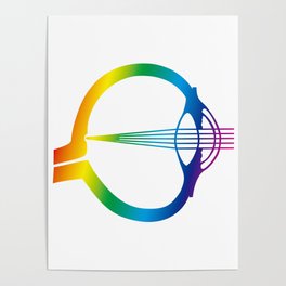 Rainbow Eye Poster