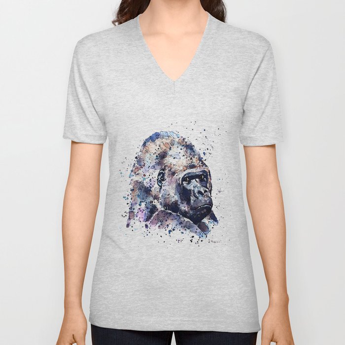Gorilla V Neck T Shirt