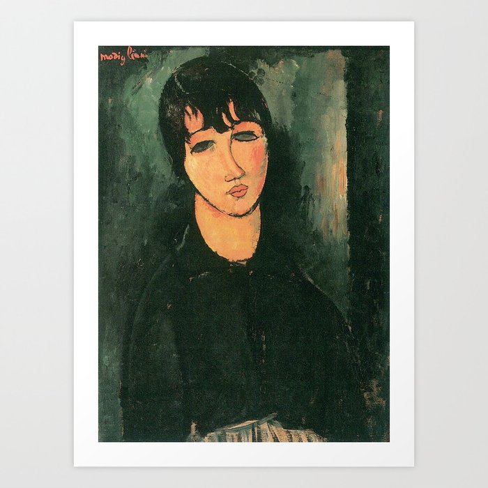 Amedeo Modigliani The Maid 1916 Art Print