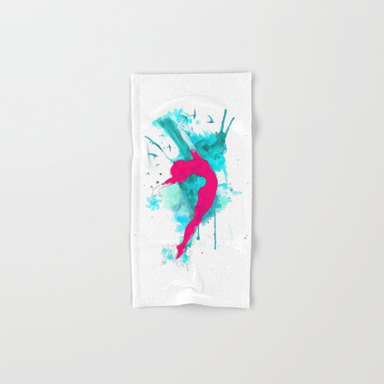 Ballerina and seagulls Hand & Bath Towel