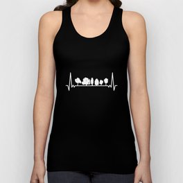Tree Heartbeat Outdoor Nature Unisex Tank Top