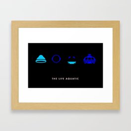 The Life Aquatic, Four Icon Challenge Framed Art Print