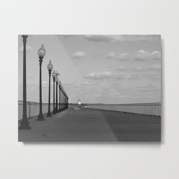 New Bedford Pier Metal Print