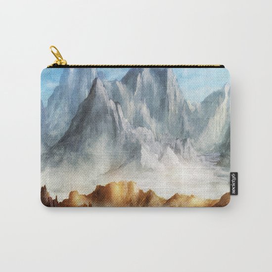 Over The Mountains Carry-All Pouch