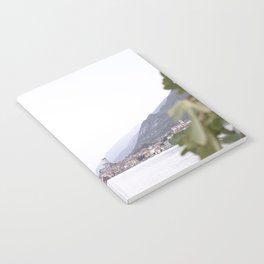 Lake Garda Town and Foggy Mountains | Landscape Photograph Notebook