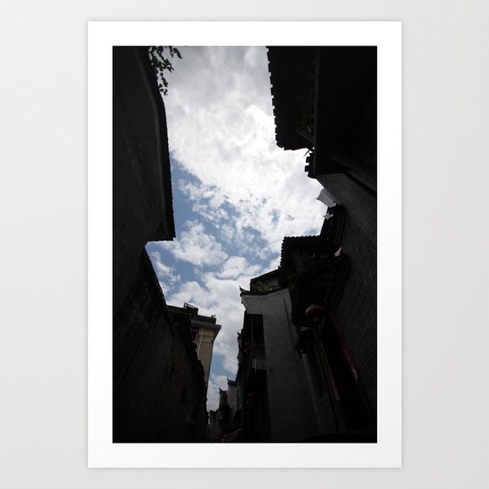 PHOENIX CITY CHINA Art Print