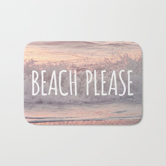 BEACH PLEASE Bath Mat