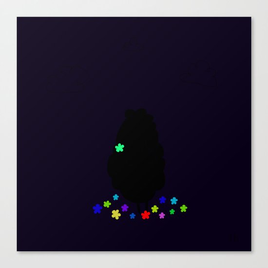 The Happy Flower Canvas Print