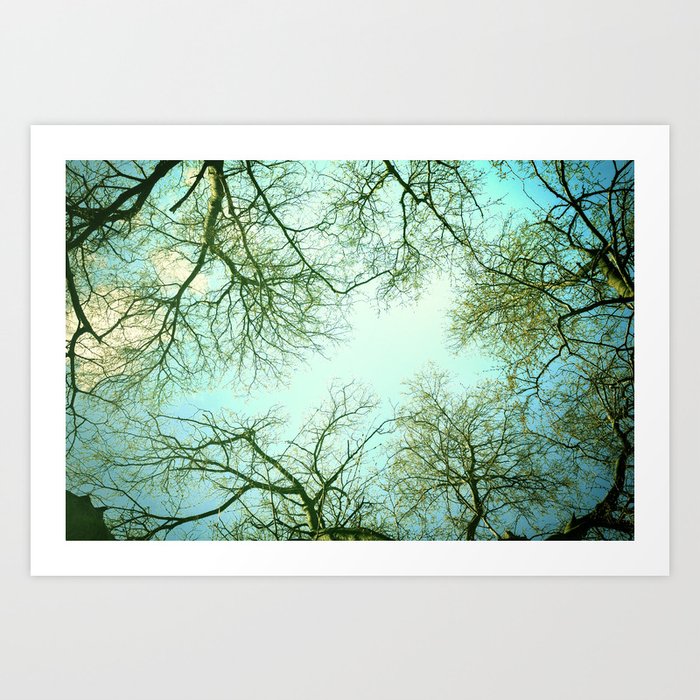 The sky Art Print by Guido Montañés | Society6