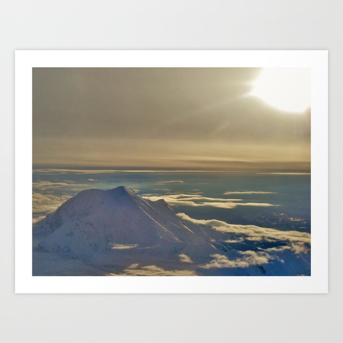 At the Top of Denali Art Print by Amy Lohr Photography | Society6