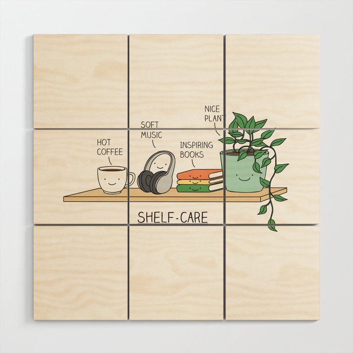 Self-care Wood Wall Art