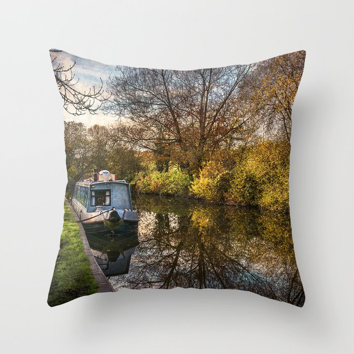 An Autumn Afternoon At Hungerford Throw Pillow