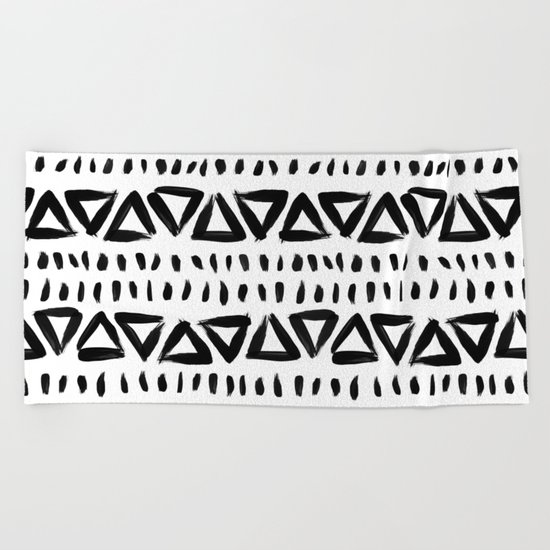 Brush Stroke Beach Towel