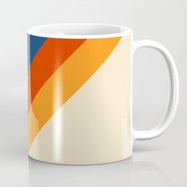 Colorful Classic Retro 70s Vintage Style Stripes - Padona Coffee Mug